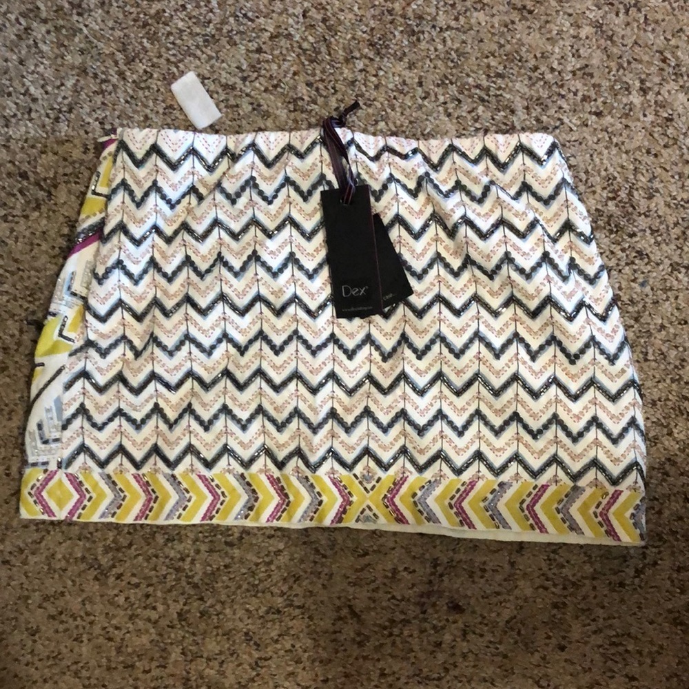 Aztec sparkles mini skirt- NWT